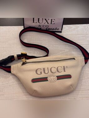 Gucci Cream Belt Bag/Bumbag